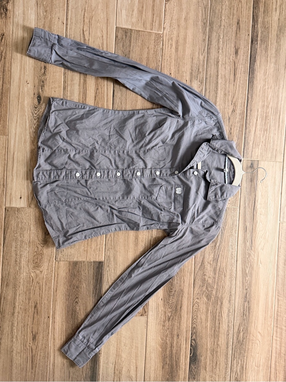 Women’s Gray Cinch Button Up XS